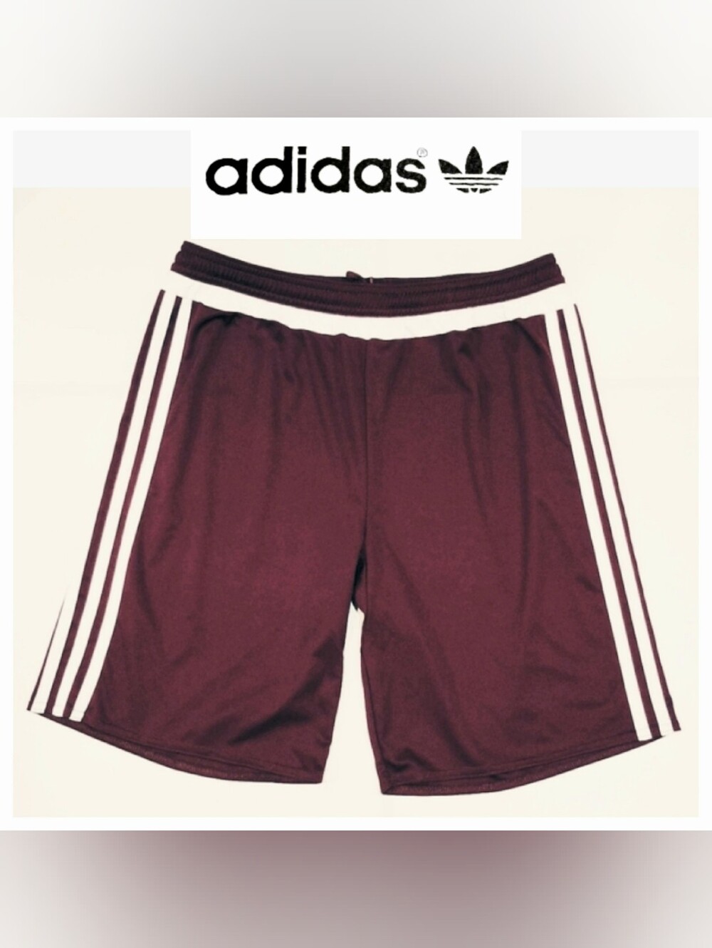 Adidas Youth Basketball Shorts Maroon Climalite Pull-on Athletic Sz XL Active